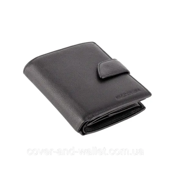 Чоловічий вертикальний гаманець для купюр і кредитних карток Marco Coverna MC B005-894 Київ