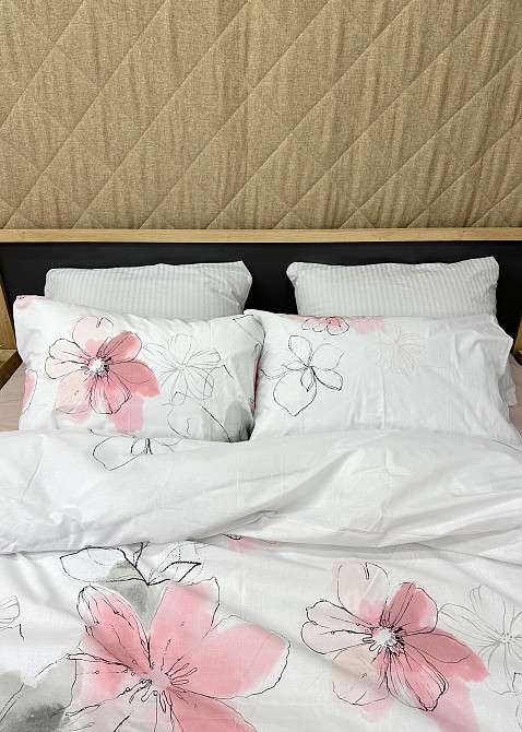 Комплект постельного белья Ранфорс, Decorator Cotton Collection Julia Евро 220х200 с разноцветным принтом (88-123) Киев - изображение 6