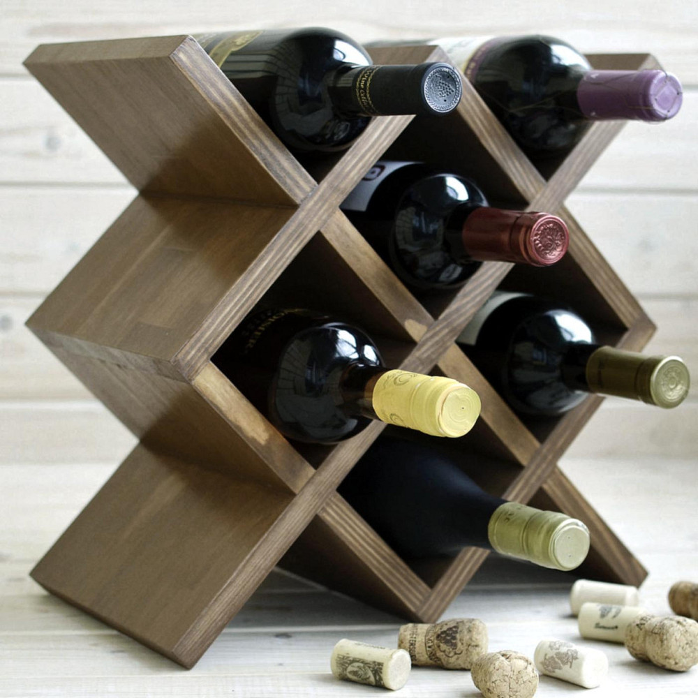 Настольная винная полка 