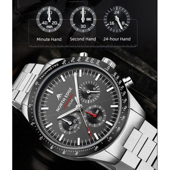 Мужские водостойкие наручные часы North Edge Long Wings 5 Bar Винница - изображение 8