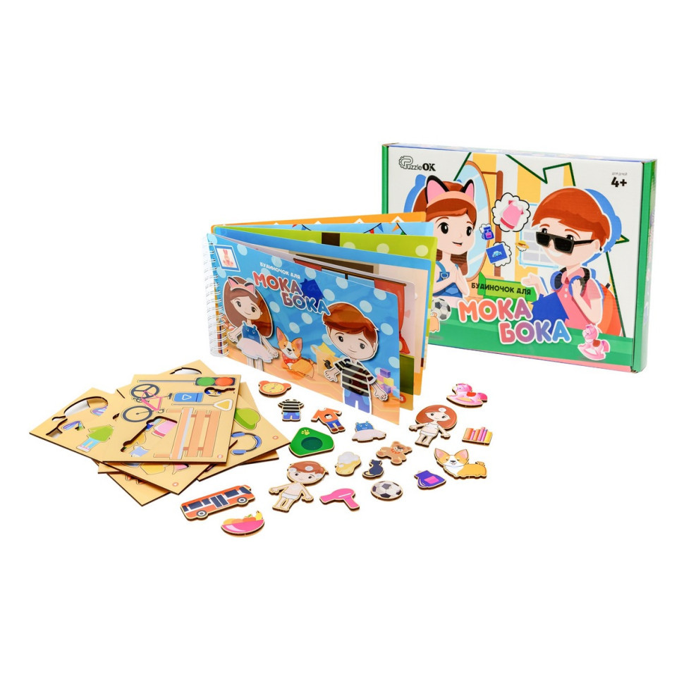 Розвиваюча іграшка "Мока Бока Будиночок" Puz-88892, 103 деталі Вінниця - фото 1