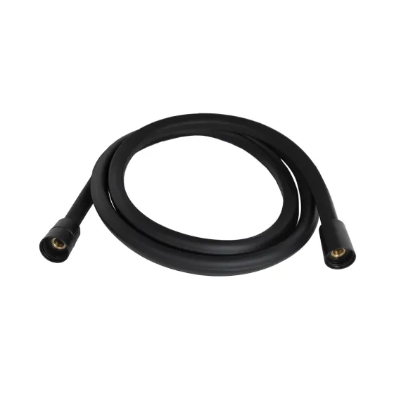 Шланг для ручного душа Qtap Hadice 1600 мм прямоугольный QTHADPVCSQ160B Black Matt Киев