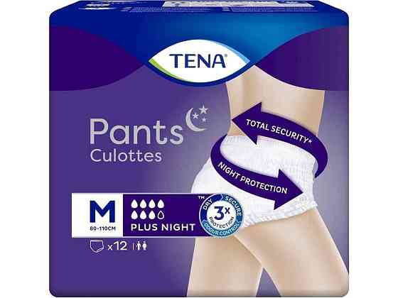 Подгузник-трусы д/дорос Pants Plus Night Medium 12шт 7кап ТМ Tena Solmir Киев