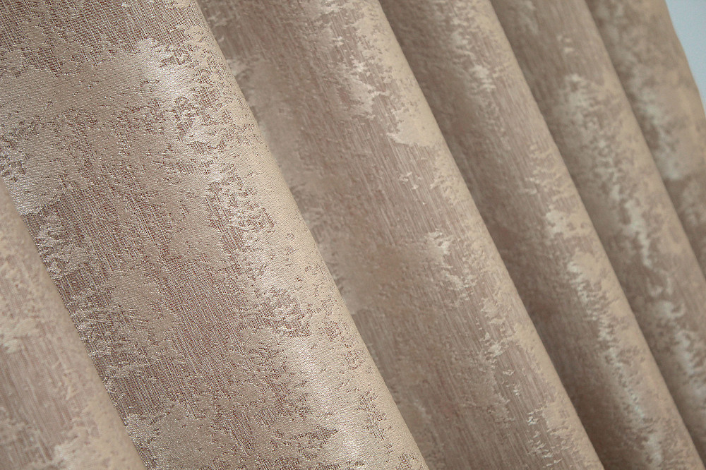 Комплект готових штор VR-Textil Жакард Sultan YL № 1290ш Бежево-пудровий 100х270 см 2 шт (31-564) Київ - фото 8