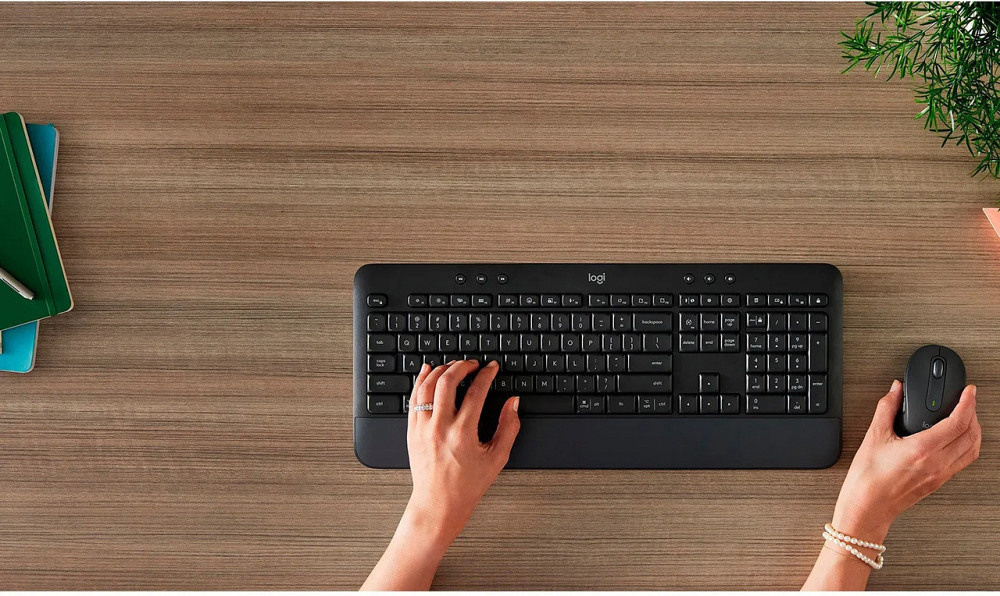 Комплект (клавіатура, миша) бездротовий Logitech MK650 Combo for Business Graphite (920-011004) Чорний Харьков - изображение 5