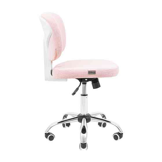 Офісне крісло керівника Mia Хром M1 Tilt Рожевий Київ