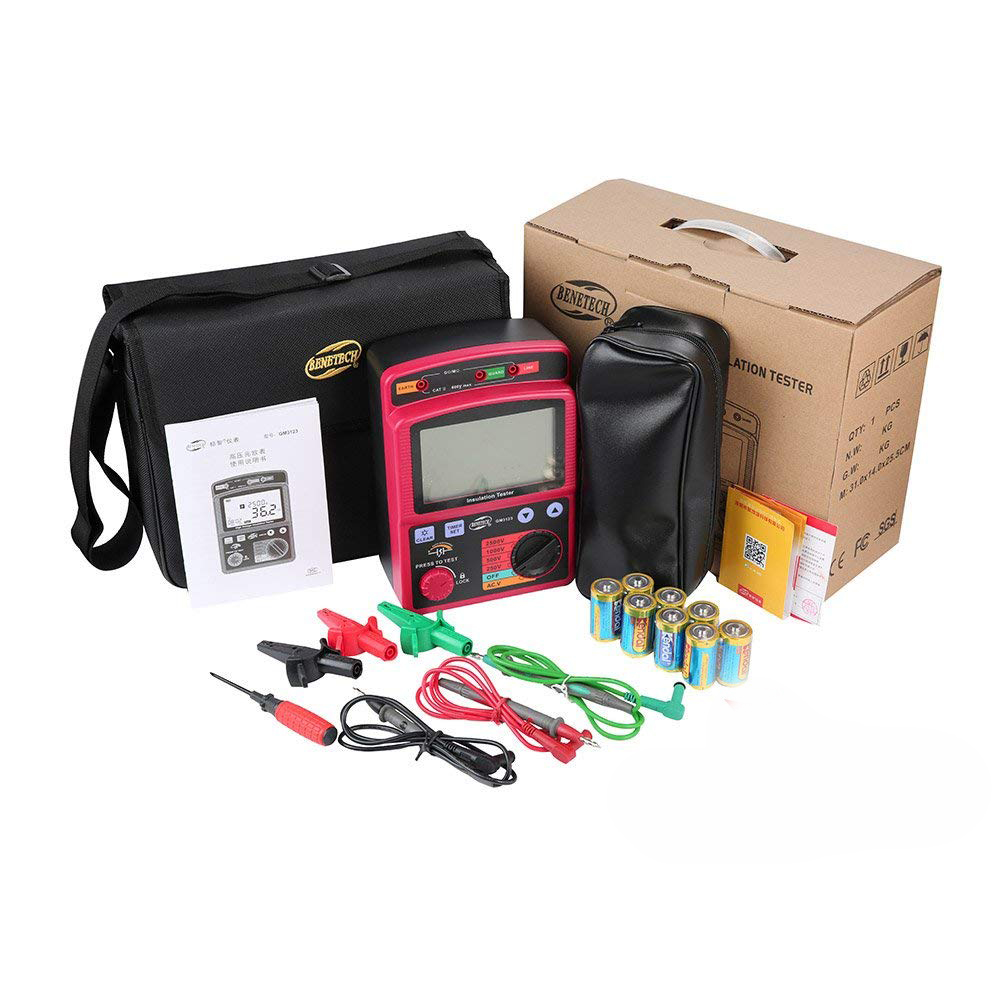 Мегаометр (0-99,9 ГΩ) BENETECH GM3123 Чернігів - фото 3