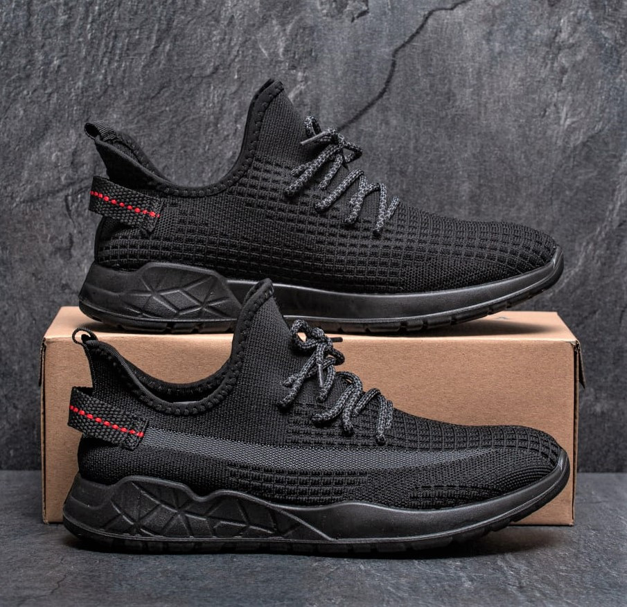 Кросівки в стилі AD!DAS Чорні Адідас Жіночі Ізі Буст (розміри: 41) - 62-2 Дніпро - фото 2