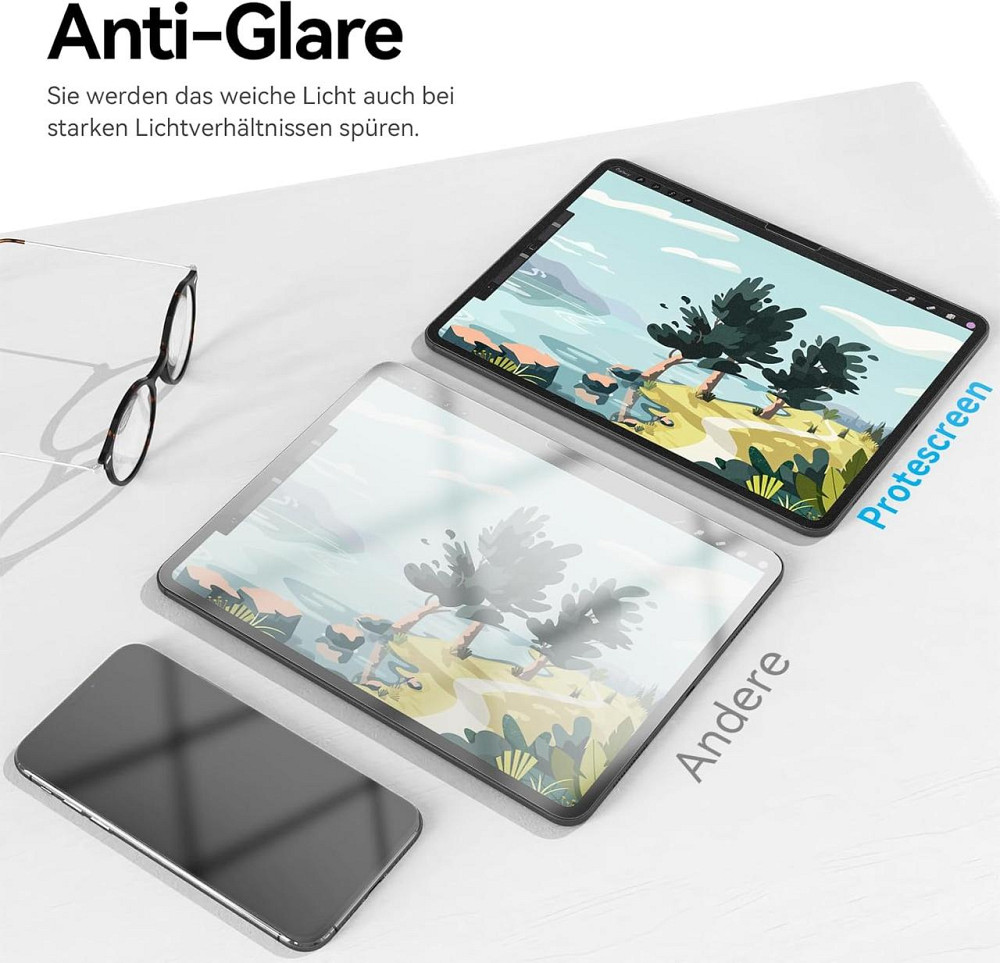 Плівка Paper PET Protescreen iPad Air 11 (6/7 Gen 2024/2025) Матова White 3 шт антиблікова для письма малювання Київ - фото 3