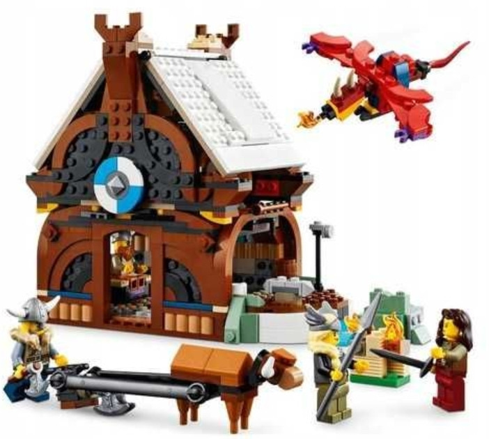 Конструктор LEGO Creator 3 в 1 31132 Корабель вікінгів і змій Мідгард. Харків - фото 4