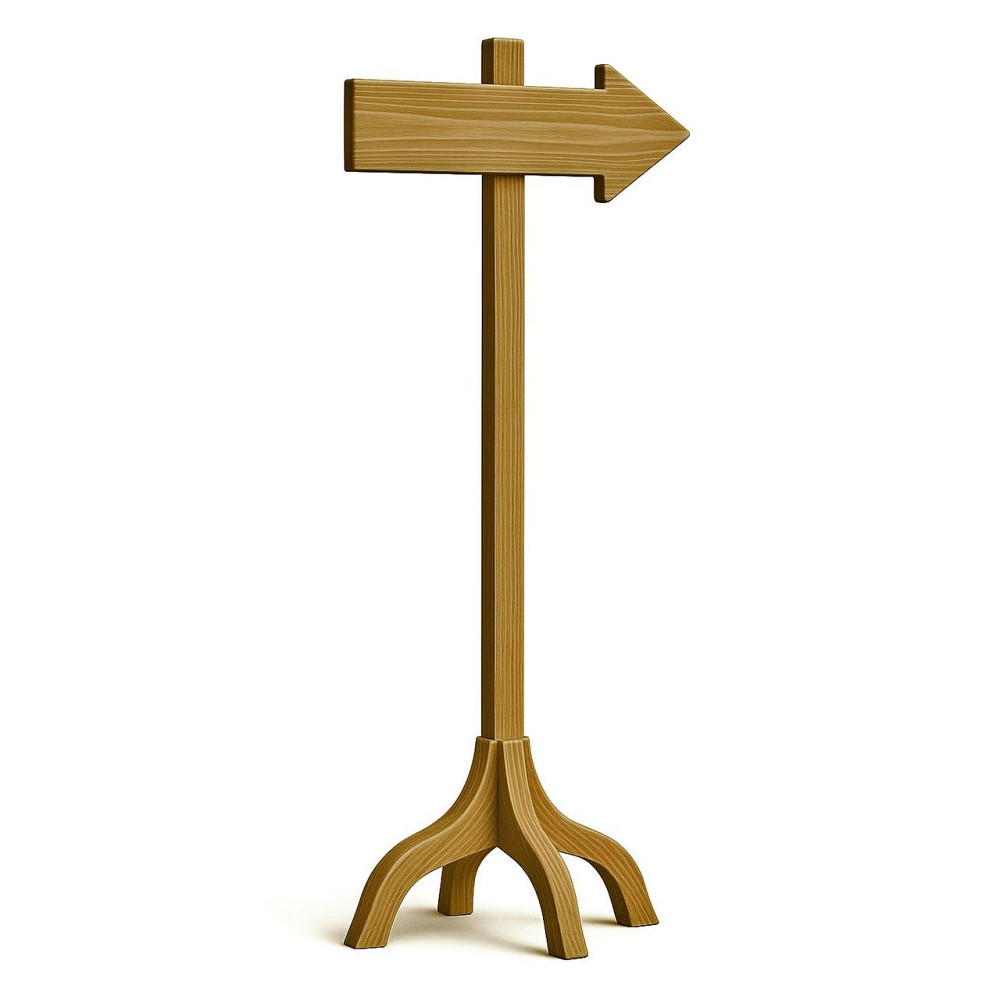 Підлогова стрілка-покажчик "Клаудіо" сієна Миколаїв - фото 1