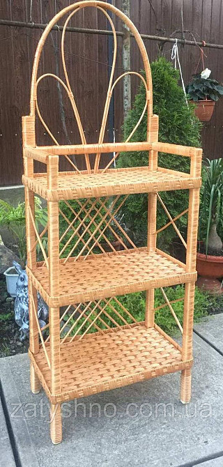 Полка плетеная из лозы на 3 яруса Киев - изображение 3