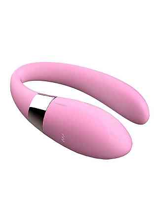 Вібратор для пар - V-Vibe Pink, USB, 7 Function, Remote Control Sex Aura Київ