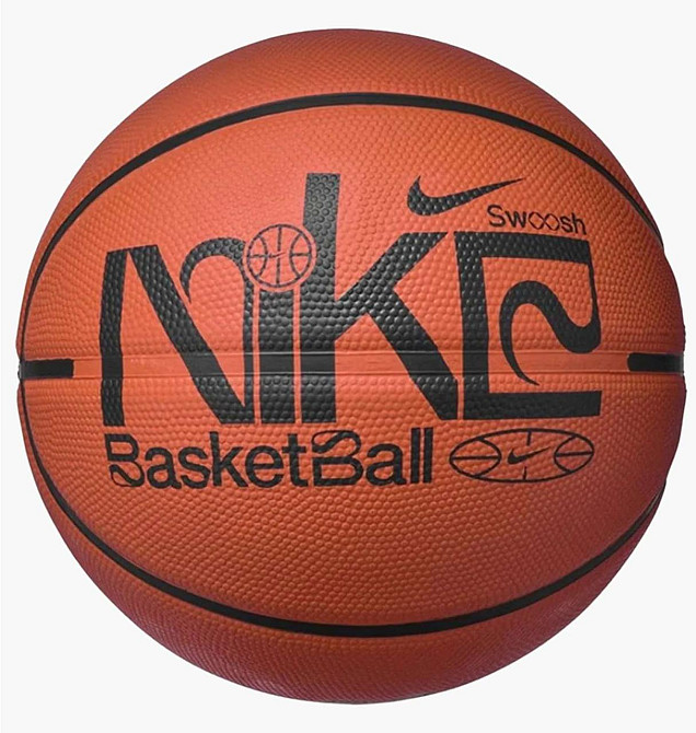 М'яч баскетбольний Nike Everyday Playground 8P Deflated Size 7 Вишнёвое - изображение 2