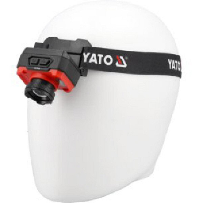 Ліхтар на чоло діодний YATO; живл. Li-Po акумулят 3,7 В, 1,2 АГод, 3 режими на відстань 35/ 60/ 87 Одесса - изображение 5