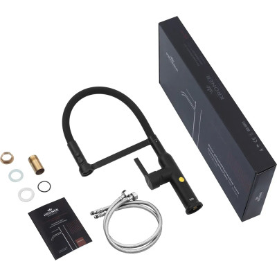 Смеситель Kroner Ersel-SCH03112BLK (CV035578) Винница - изображение 2