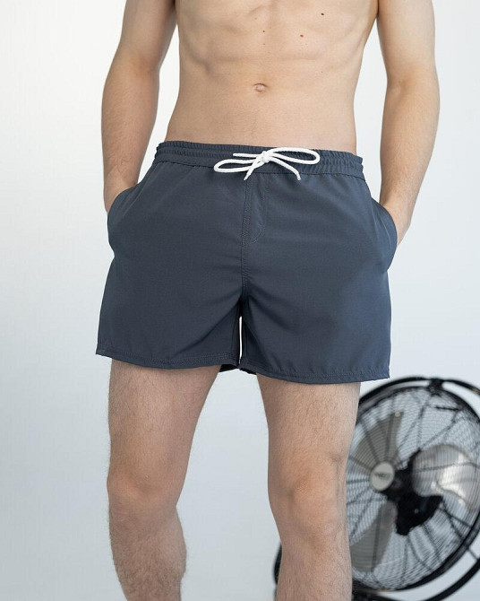 Плавательные шорты мужские темно-серые Pobedov Pool day BATAL Киев - изображение 1