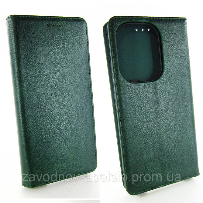 Чехол книжка Xiaomi Redmi Note 13 Pro 4G Poco M6 pro (зеленый) Одеса - фото 1