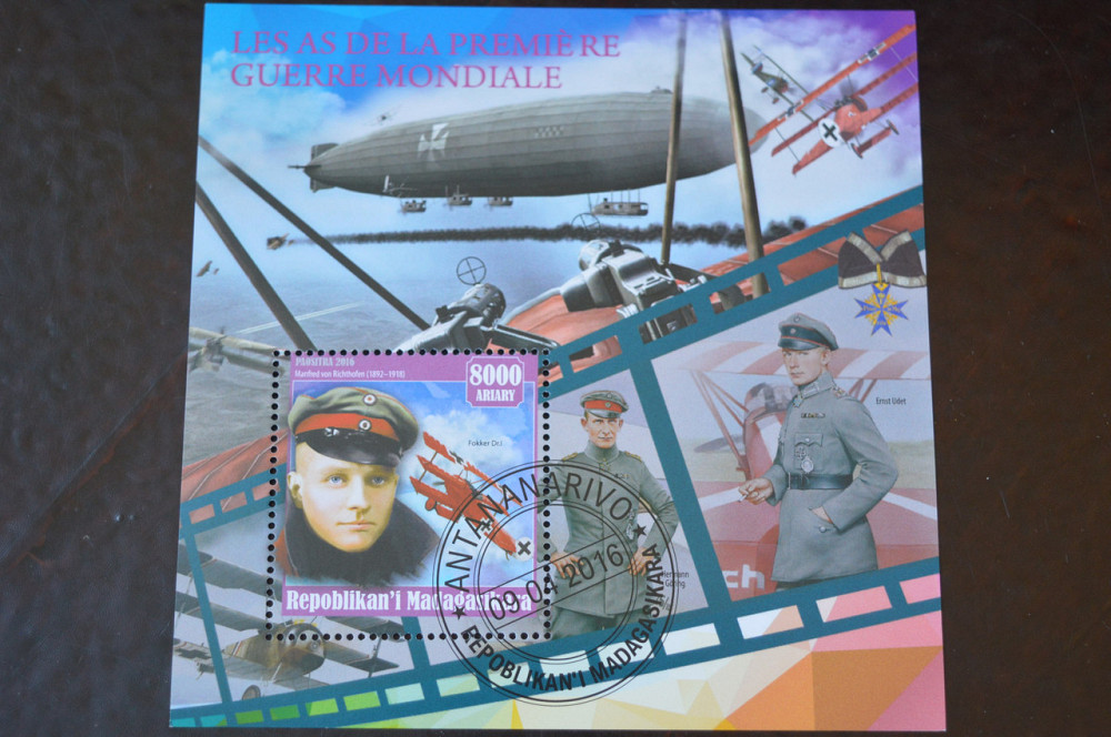 Мадагаскар. История. Личности. Блок. 2016 год (Б-4) Полтава - изображение 1