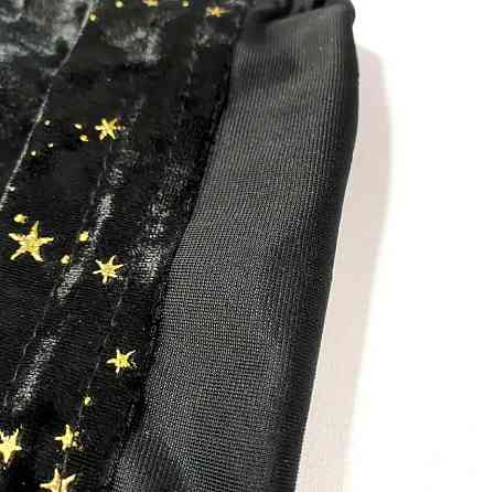 Чорний оксамитовий мішечок для карт Таро – із золотими зірками Київ