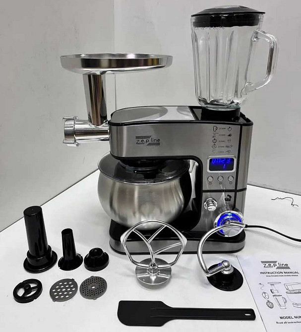 Кухонний комбайн є блендер міксер мясорубка тістоміс 7в1 з нерж. чашею. Харків - фото 1