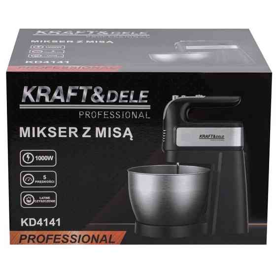 Ручний міксер Kraft&Dele KD4141  потужністю 1000 Вт із чашею 4,5 л Черкаси