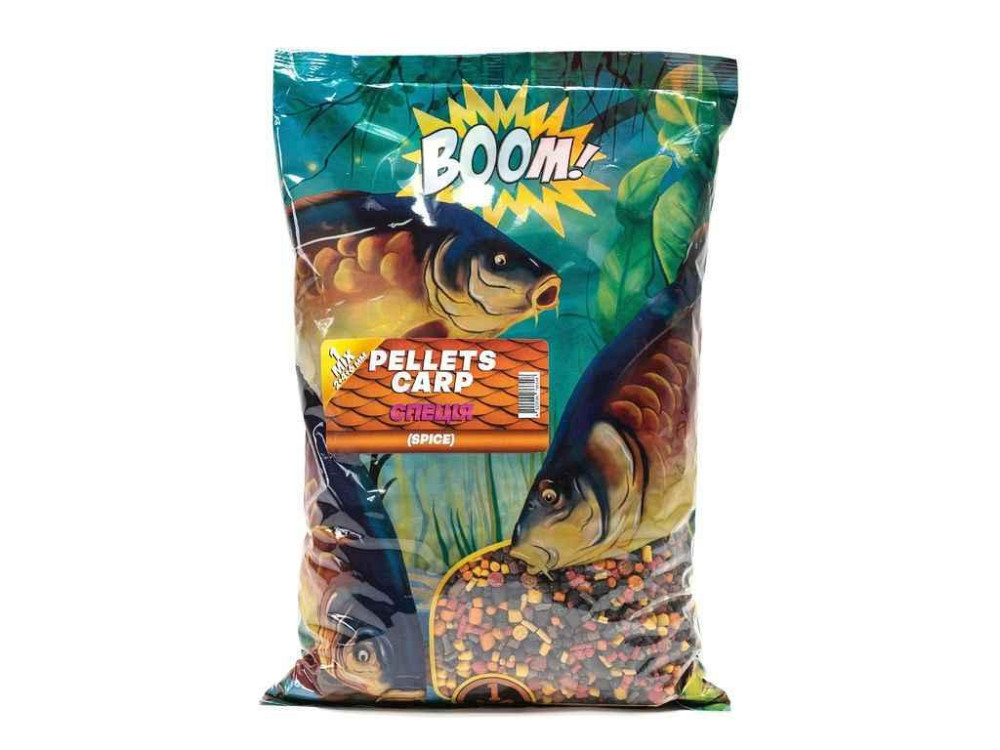 Принада в гранулах Pellets Спеція 4-22мм 1кг Спод Мікс ТМ BOOM Київ - фото 1