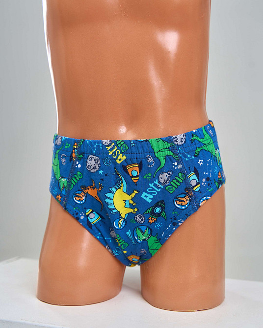 Трусики дитячі на хлопчика - Мікс з динозаврами (5 шт. в уп) Nicoletta 41616 6-7 Київ - фото 3