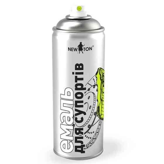 Емаль для супортів та гальм.дисків 400мл жовта аерозоль NEW TON Житомир