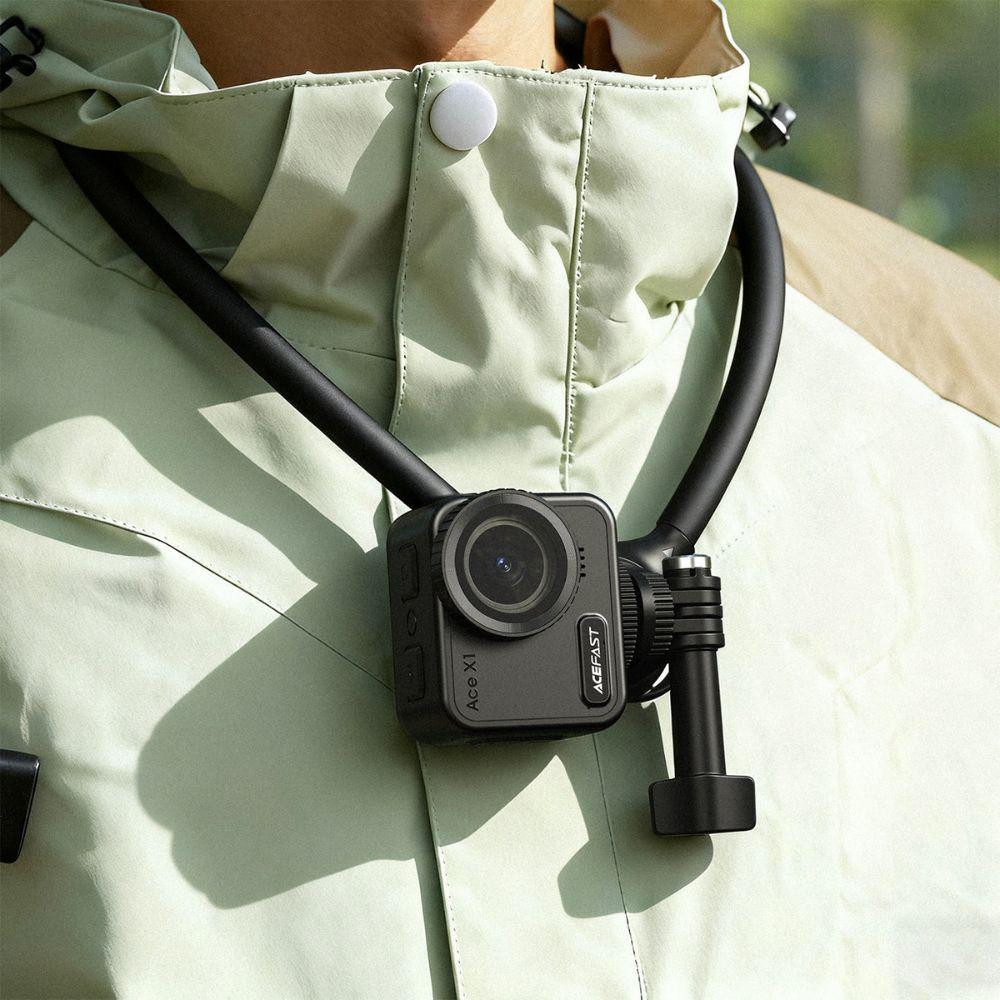 Крепление на шею ACEFAST E37 Air cushion silicone neck-hanging holder Black Одесса - изображение 8