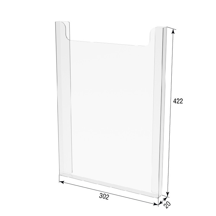 Карман буклетница EKOSTAR А3 вертикальный+скотч Киев - изображение 3