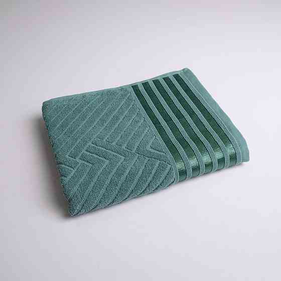 Набор махровых полотенец SOFT 3шт GM Textile 40х70см, 50х90см, 70х140см 500г/м2 (Бирюзовый) Сумы