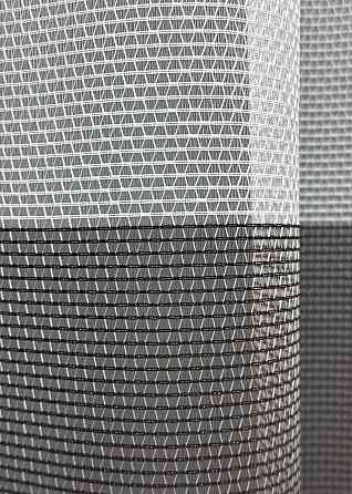 Тюль VR-Textil 1746т Сітка Льон Білий з венге 300х250 см (42-0756) Київ