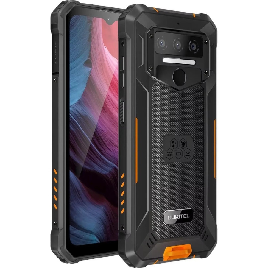 Смартфон Oukitel WP23 Plus 6.52"HD+ /8GB/256GB / T606 /10600mAh /13+5Мп/ IP69K /NFC Orange Вінниця - фото 7