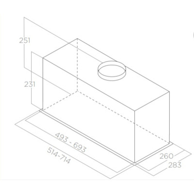 Вытяжка кухонная Elica CT23 GR/A/52 Винница - изображение 8