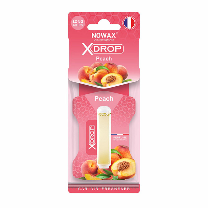 Ароматизатор целюлозний з капсулою Nowax серія X Drop - Peach Київ - фото 1