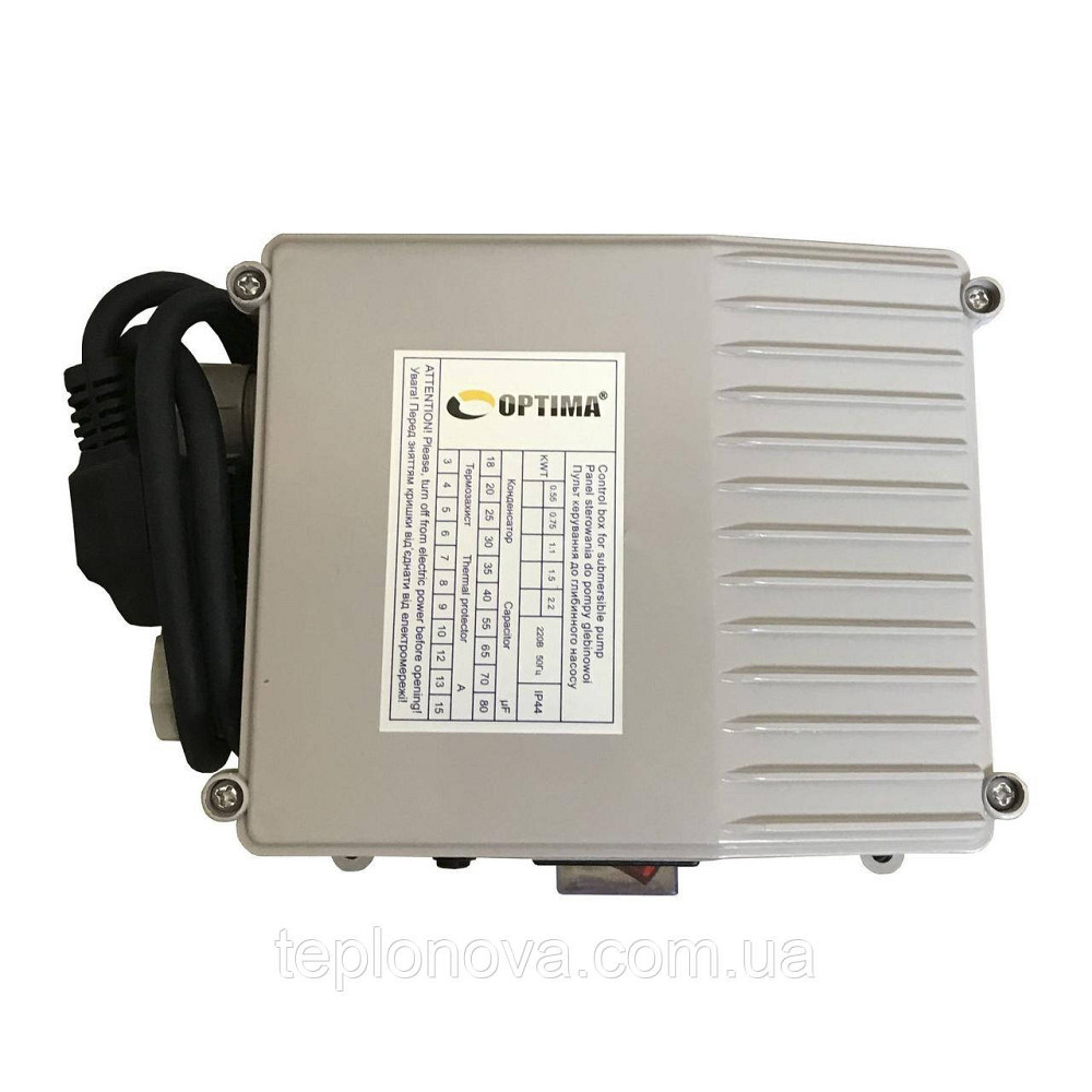 Насос скважинный с пов,уст, к песку  3″  OPTIMA  3SDm2,5/30 1,1 кВт 124м + пульт+кабель 15м NEW Черновцы - изображение 4