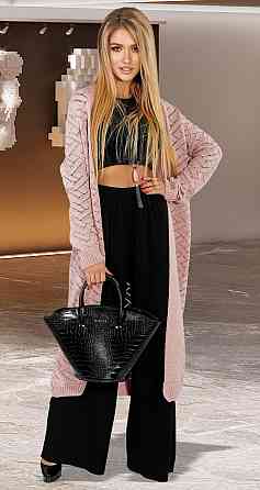 Ажурний в'язаний кардиган (48-52) Київ