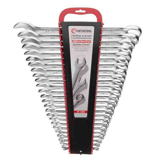 Комбіновані ключі INTERTOOL 25шт.,6–32 мм - набір для ремонту будь-якої складності Львів
