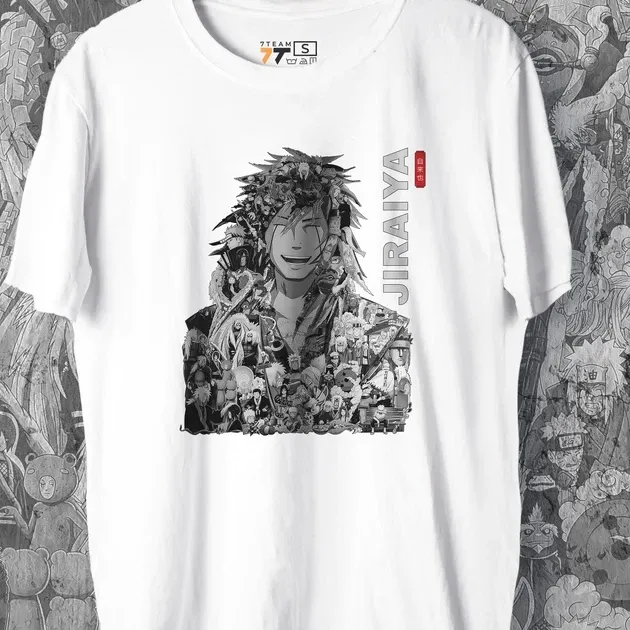 Футболка для подростка мальчика с принтом Наруто Джирайя Манга Размер 160 Anime10344 Днепр - изображение 4