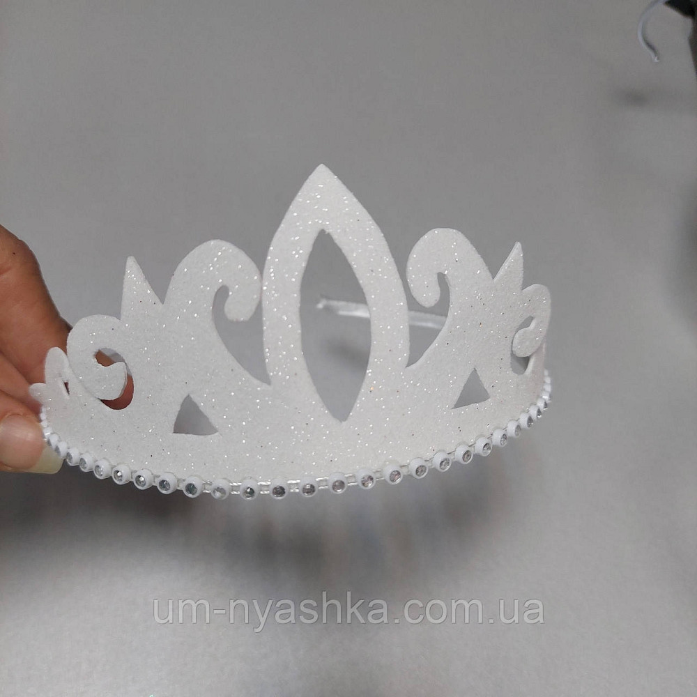 Діадема на обручі Корона з блискітками глітером Кривий Ріг - фото 5
