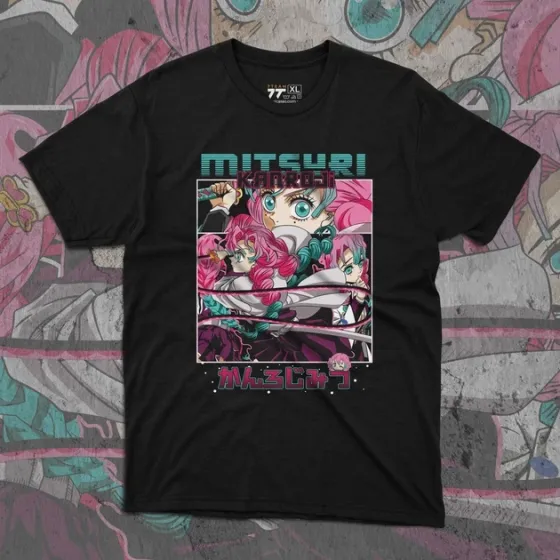 Футболка для підлітка хлопчика з принтом Клинок, рассекающий демонов Міцурі 5 Розмір 160 Anime10962 Дніпро