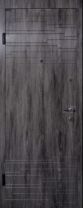 Двери квартирные, серия Элегант, модель Эстепона 2, гнутый профиль, 2 контура уплотнения, 2 замка Киев - изображение 1