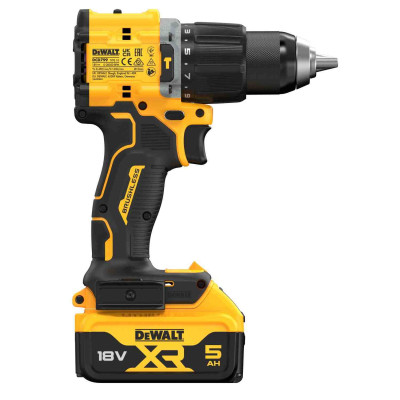 Шуруповерт DeWALT XR Li-Ion 18V 2x5Ah, 74 Нм, 0-450/0-1650 об/мин, 1.17 кг, TSTAK (DCD799P2T) Винница - изображение 9