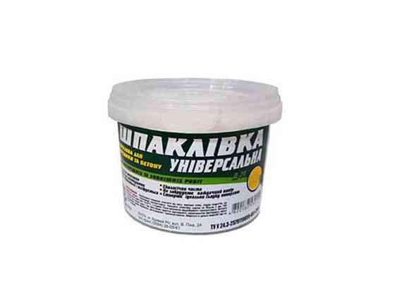 Шпатлівка акрилова (Універсальна) 1,5кг ТМ РОДАCOLOR Київ