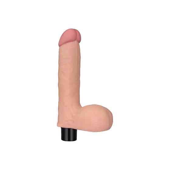 Реалістичний вібратор - Real Softee Vibrator With Balls 8" Sex Aura Київ