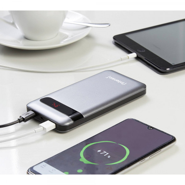 УМБ Intenso PD10000 3A QC3.0 10000mAh, USB-C Out Li-pol сіра (7332330) Київ - фото 9