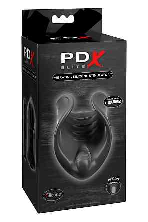 Мастурбатор с вибропулей Pipedream PDX Elite нереалистичный, черный, 10 см Sex Aura Киев