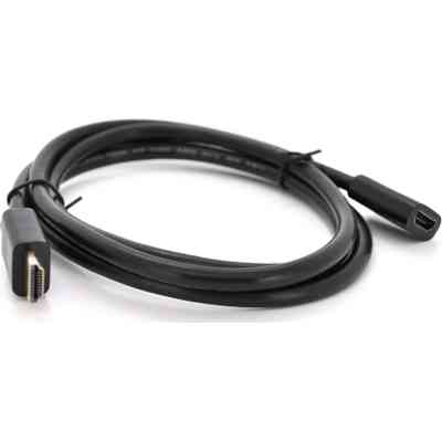 Кабель мультимедійний HDMI M to HDMI F 1.5m V2.0 VEGGIEG (HF-1.5) Вінниця