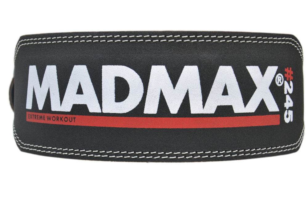 Пояс для важкої атлетики MadMax MFB-245 Full leather шкіряний Black XL Каменское - изображение 7